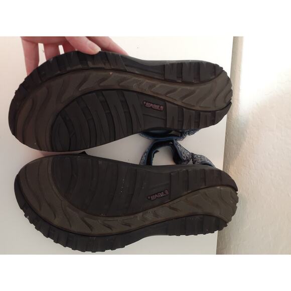 TEVA Ladies Multi-Colored Outdoor Hiking Sandals size 10 - SN6471 - Picture 5 of 6